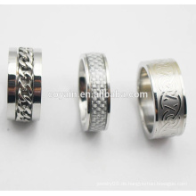 316L Edelstahl-moderner Mens-Schmucksache-Ring Großverkauf